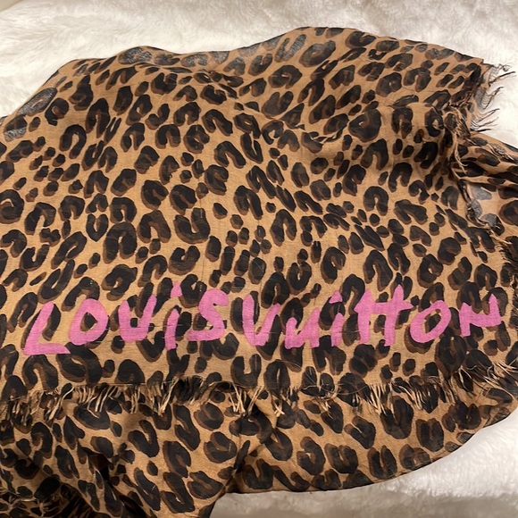 Louis Vuitton Stephen Sprouse Graffiti Scarf Wrap - Cashmere and Silk -Authentic - Picture 4 of 7
